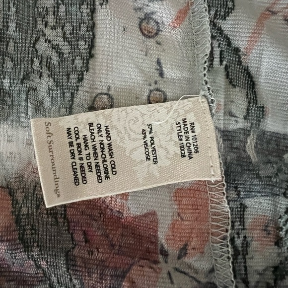 Soft Surroundings Rosewood Topper One Size - Picture 5 of 7